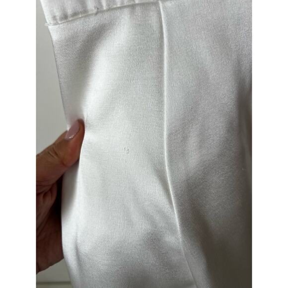 Reformation Icelynn Satin Dress Ivory NWT size 6 - Picture 14 of 15